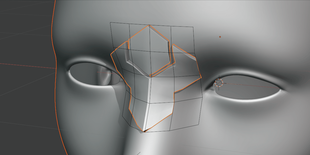 Subdividing the grid increases the resolution of the deformation.